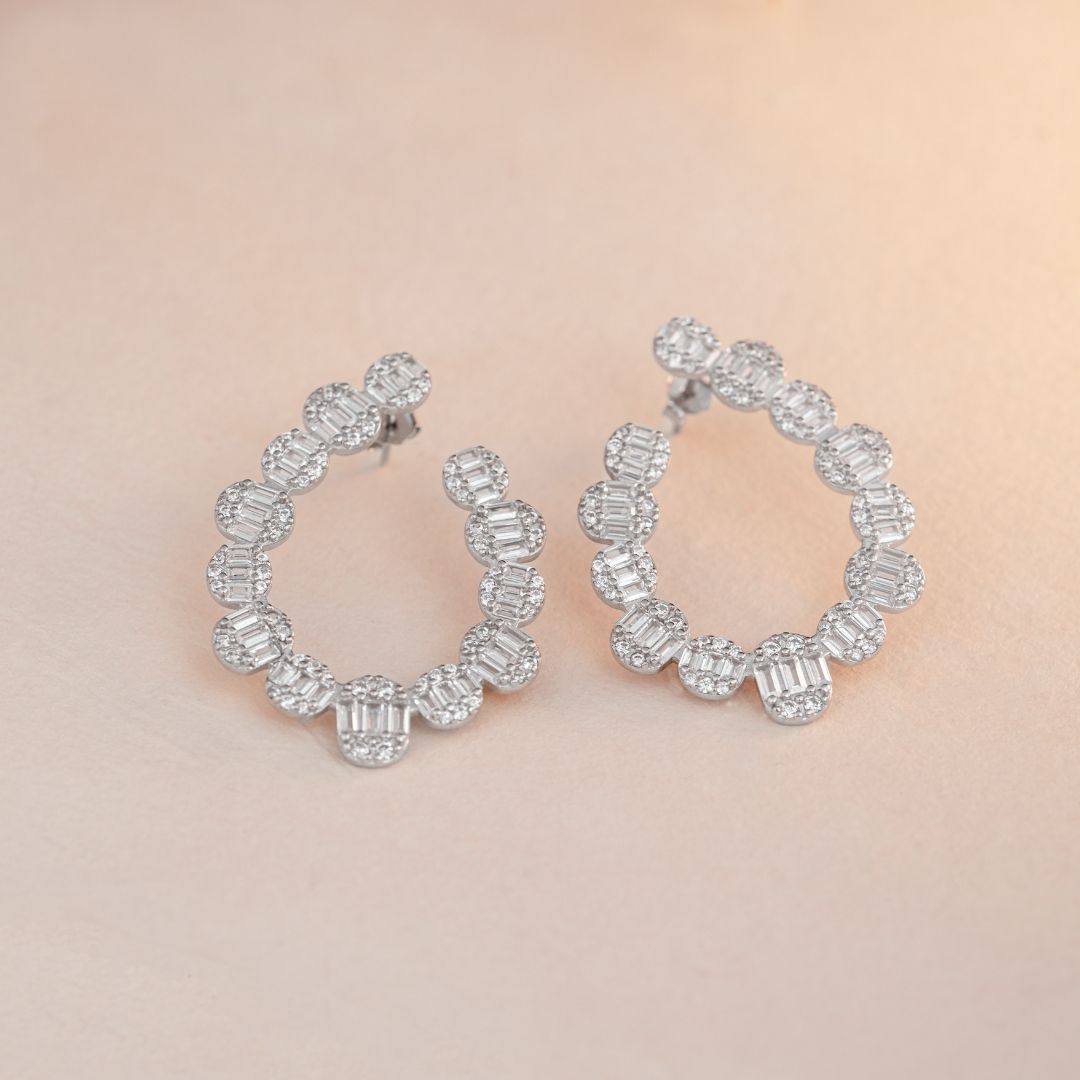 oxidised 925 sterling silver earrings for women India