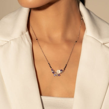 Velora Violet Petal Mangalsutra