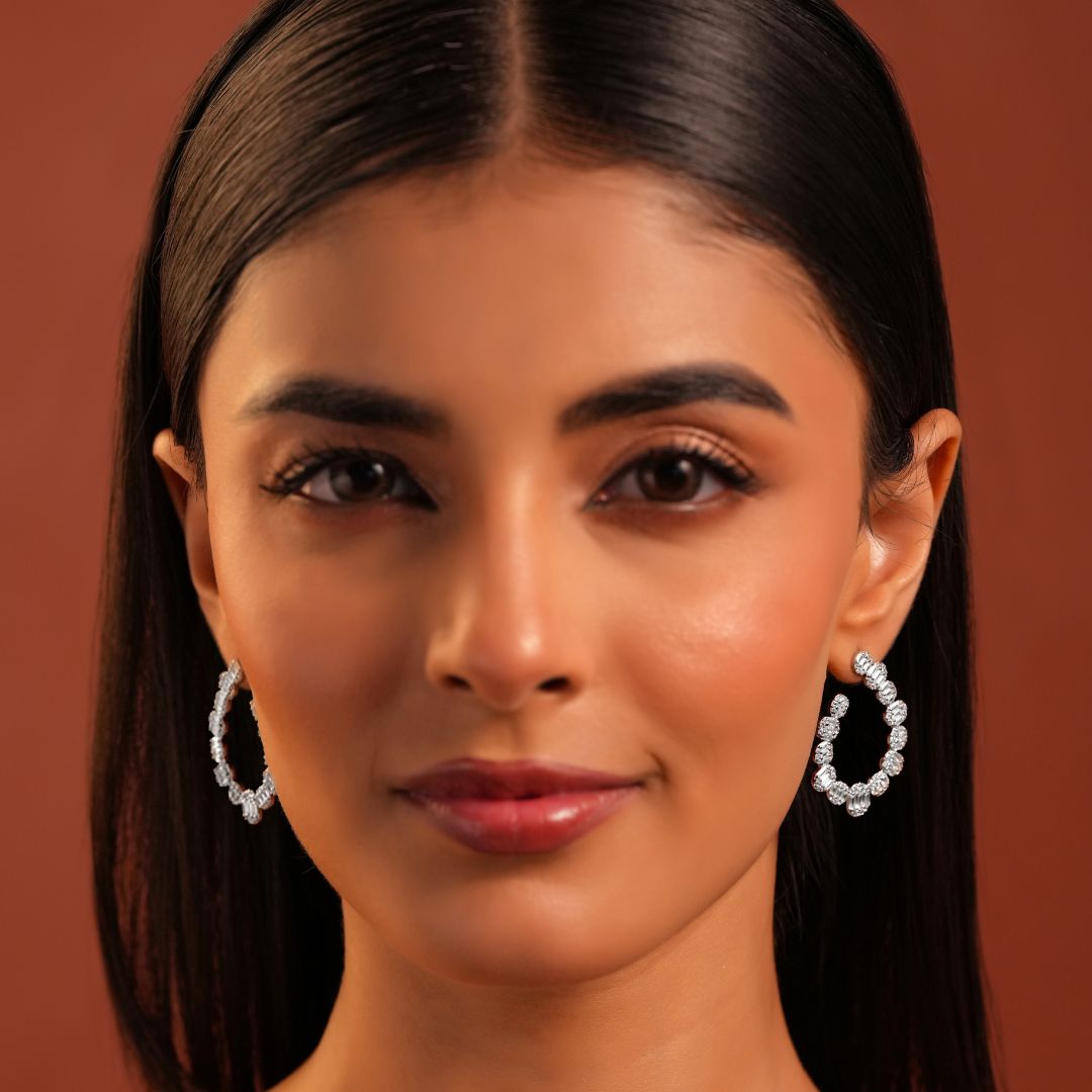 Velora Textured Arc Studs