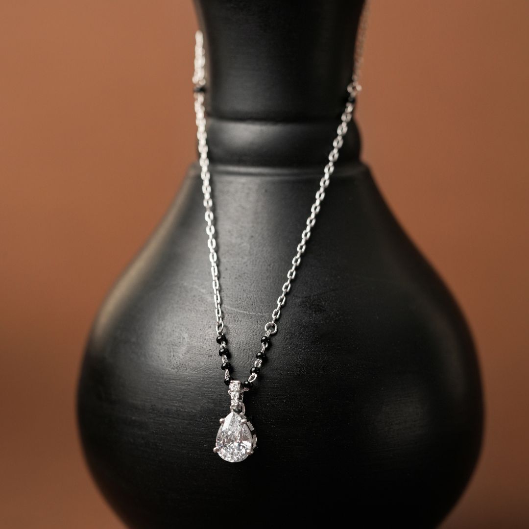 contemporary 925 sterling silver mangalsutra for women India