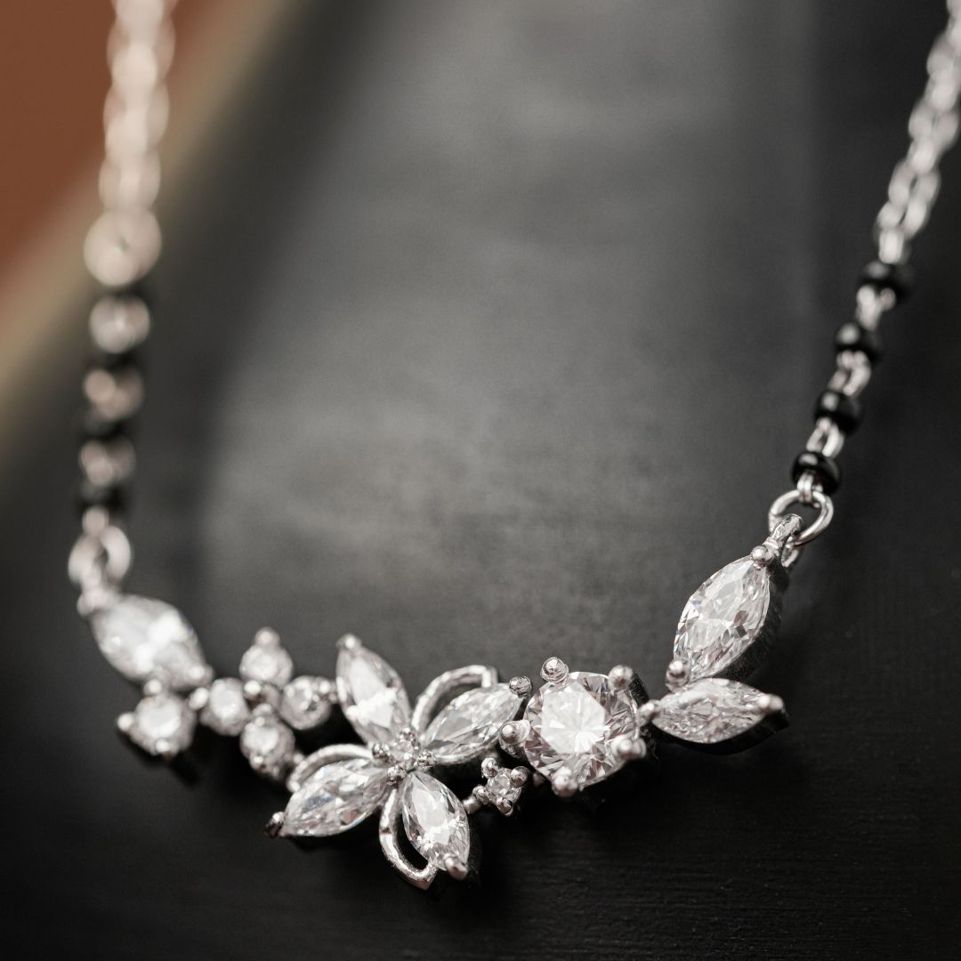 contemporary 925 sterling silver mangalsutra for women India