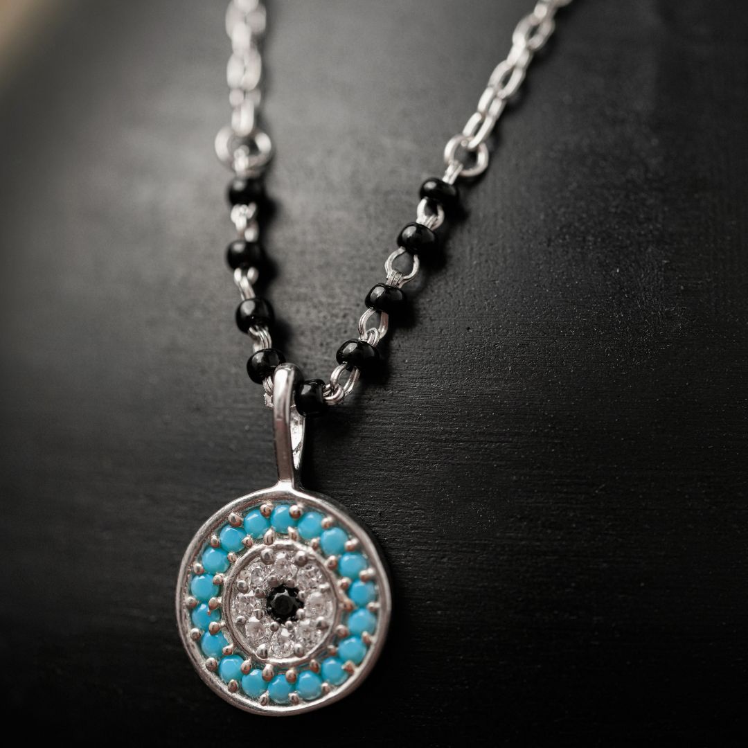 modern 925 sterling silver pendant mangalsutra for women online India