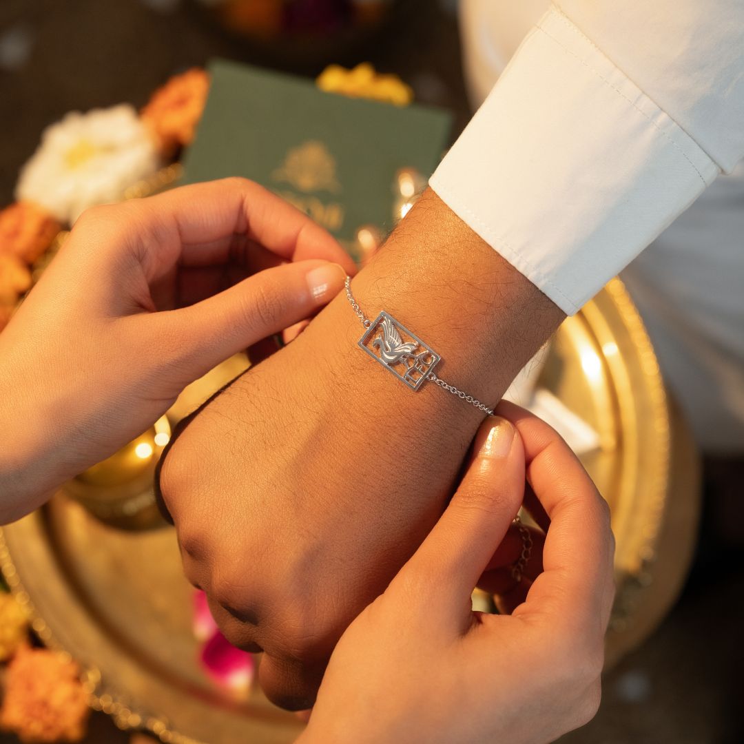 Liverpool FC Silver Bracelet Rakhi