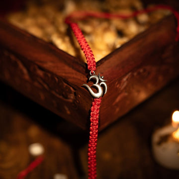 Omkar Silver Rakhi