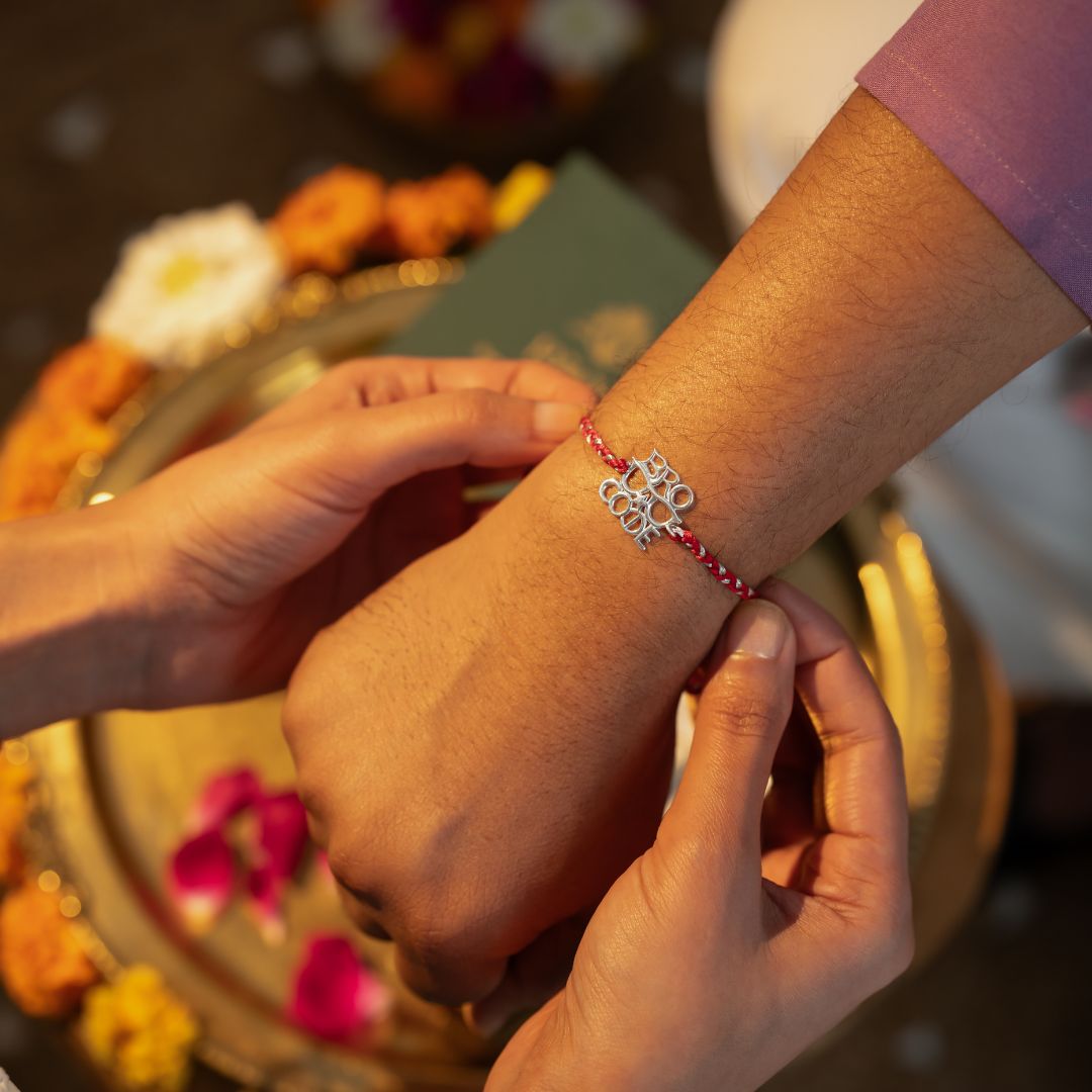 Bro Code Silver Rakhi