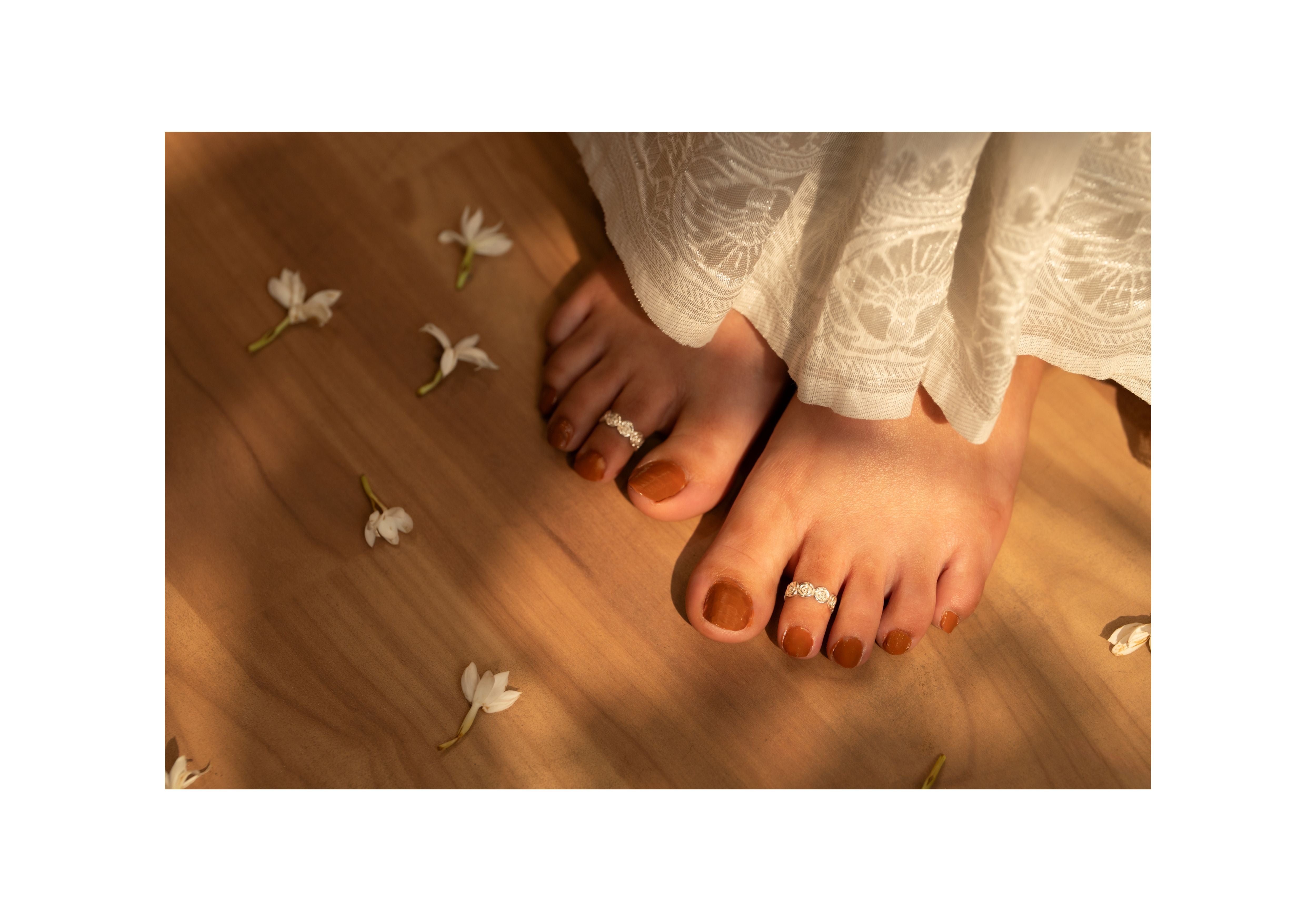 Malini Silver Toe Ring