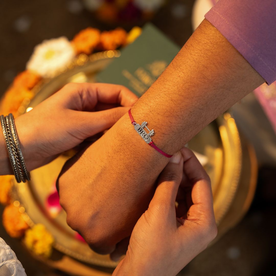 Brotherhood Silver Rakhi