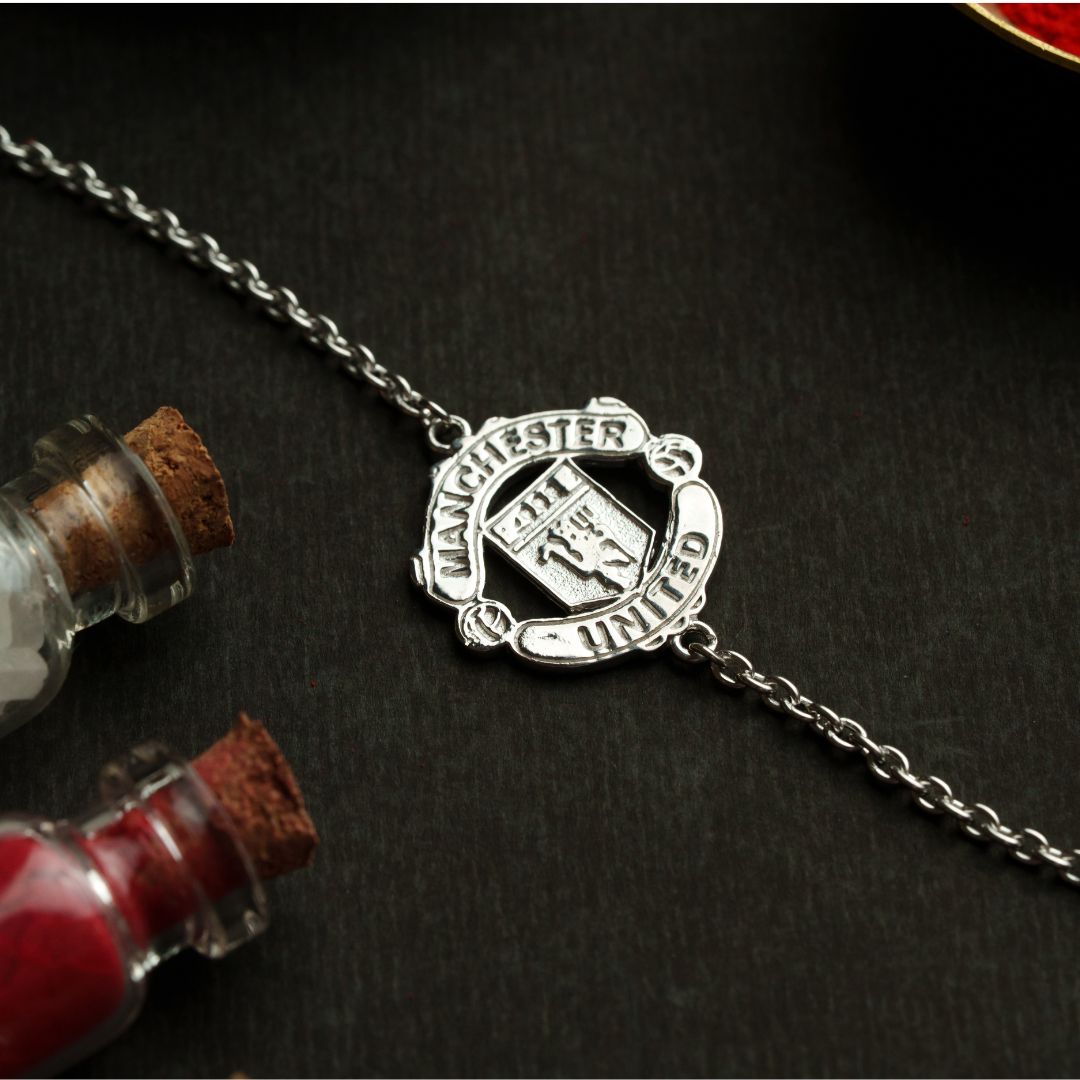 Manchester United Silver Bracelet