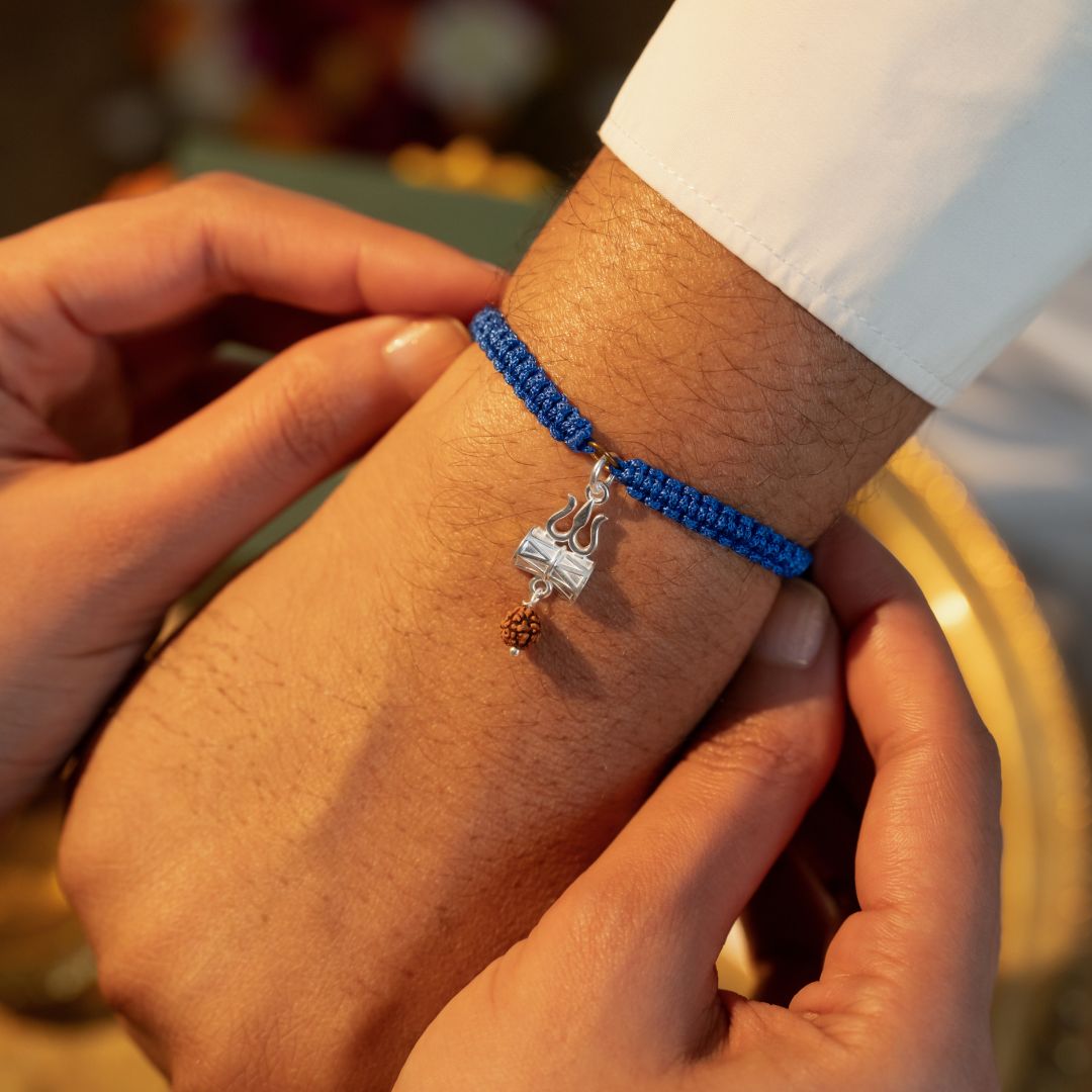 Neel Rudra Trishul Bracelet Rakhi