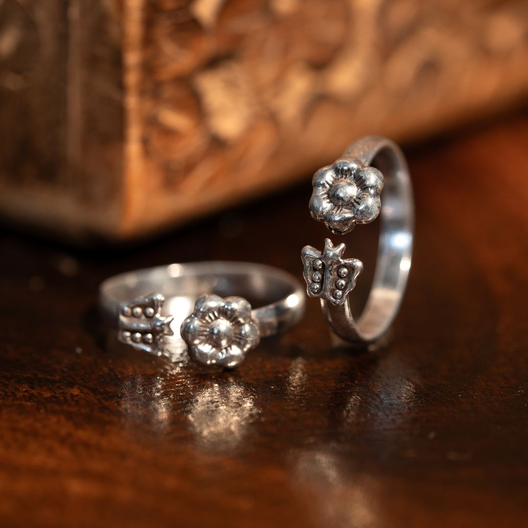 elegant 925 sterling silver toe ring women India