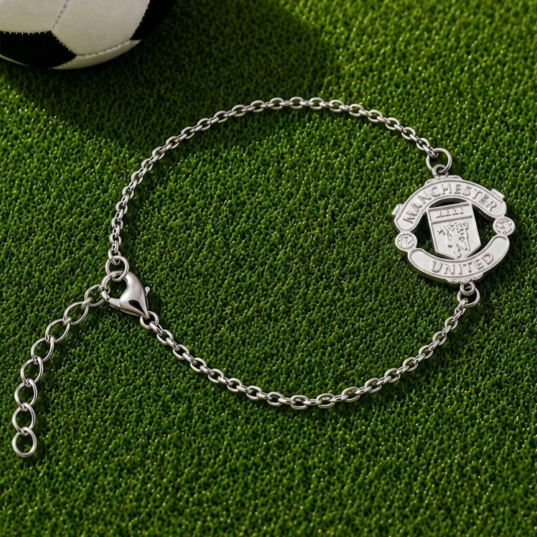 Manchester United Silver Bracelet