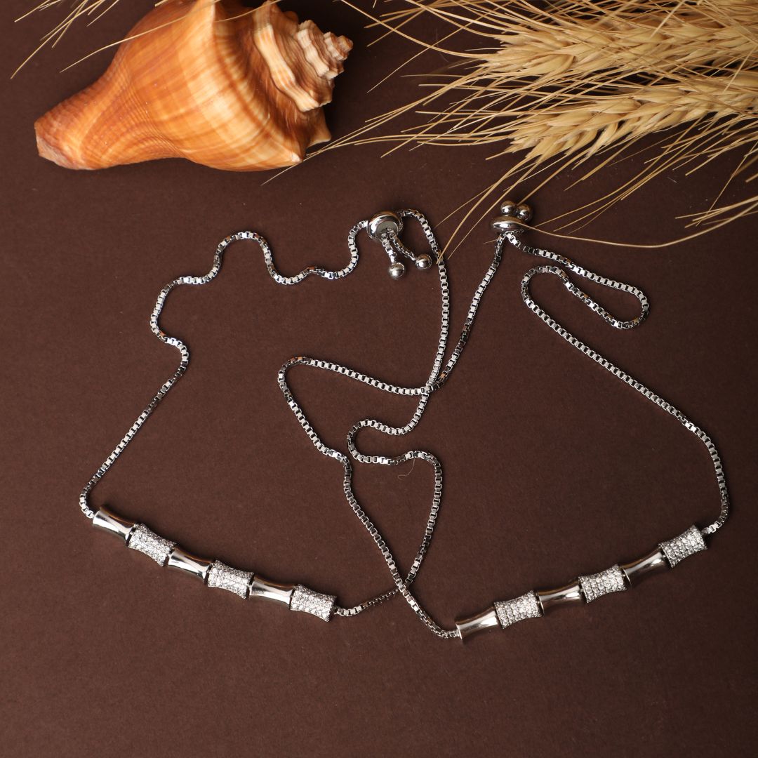 hallmarked 925 sterling silver payal anklets India