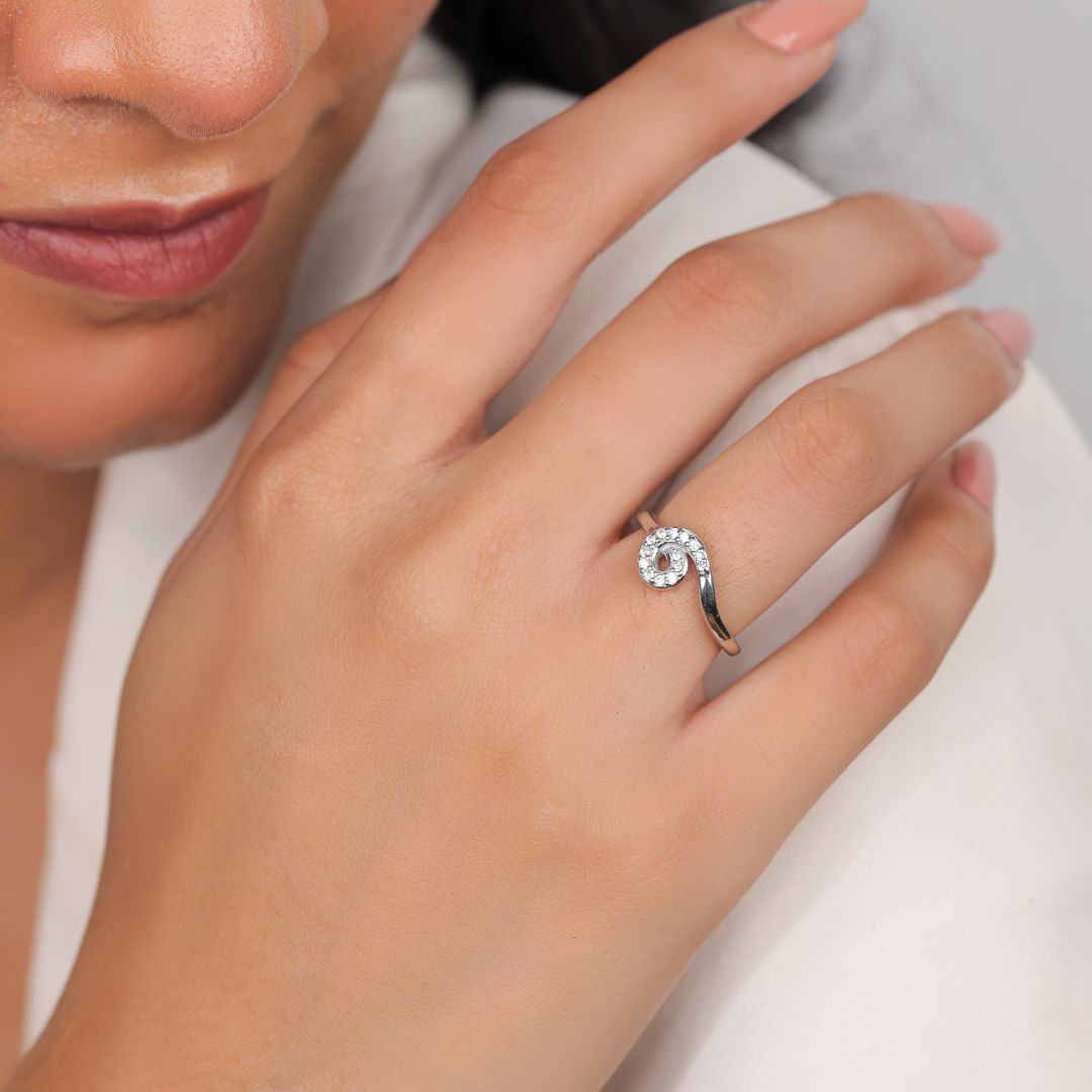 adjustable 925 silver ring women daily wear India