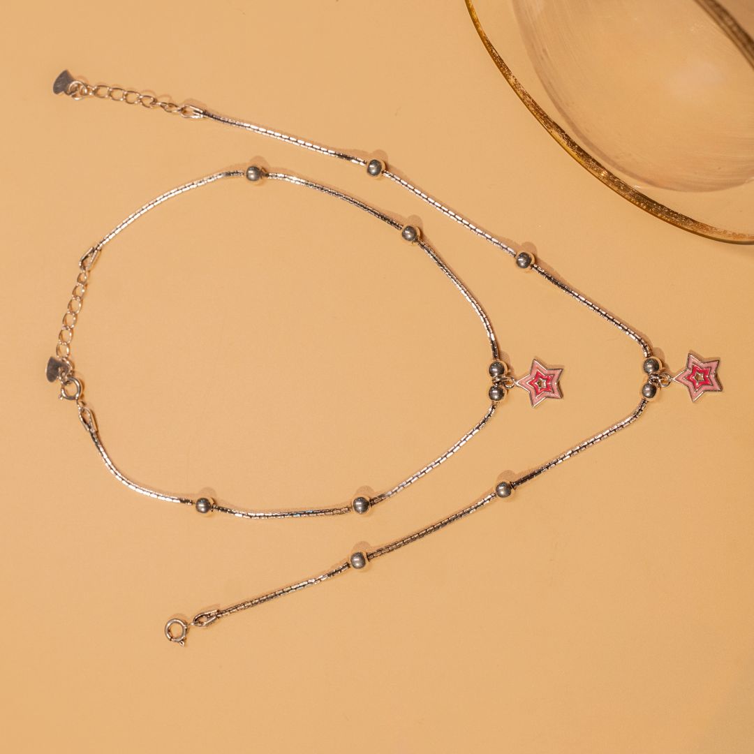 elegant 925 sterling silver payal women online India