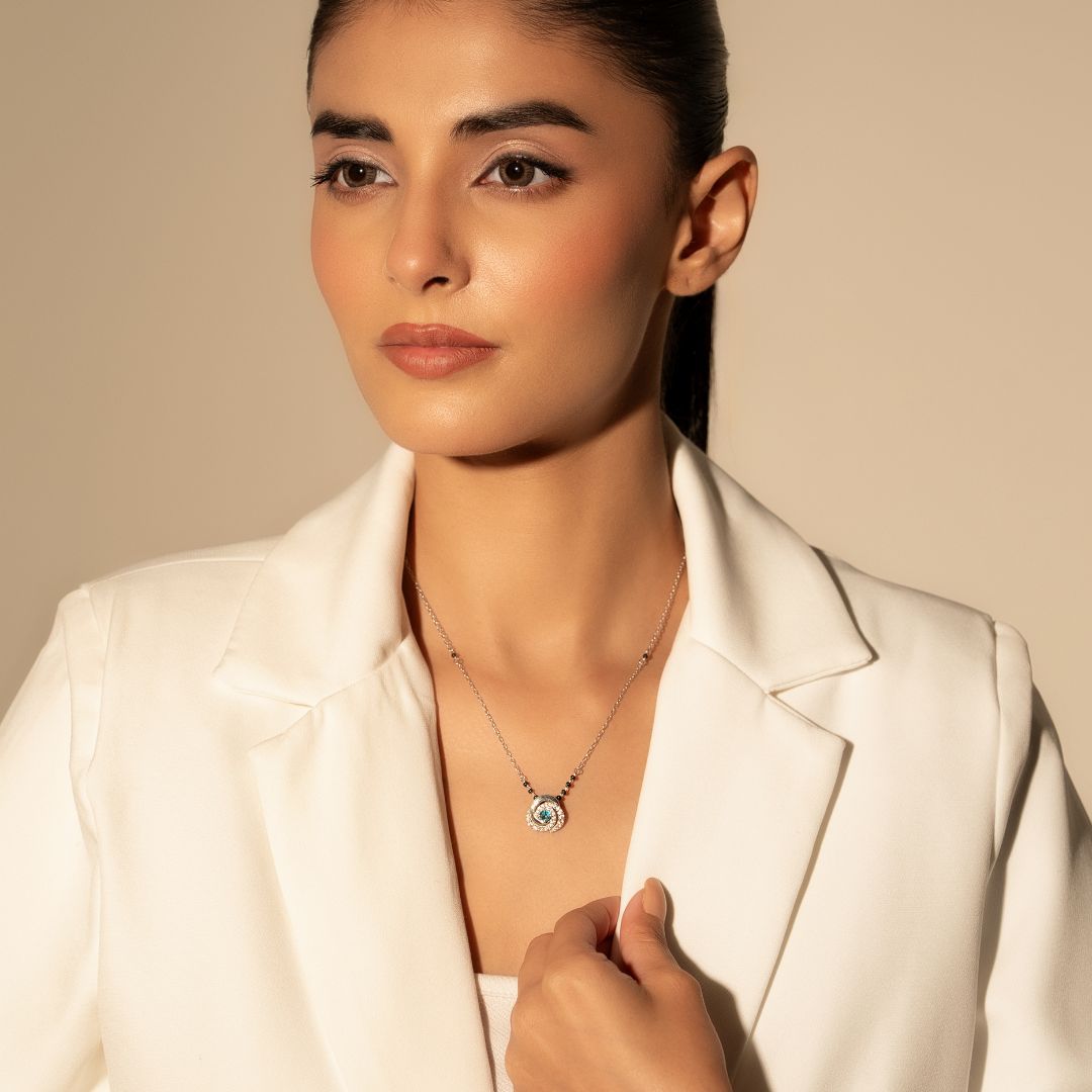 Aurela Nazar Spiral Mangalsutra