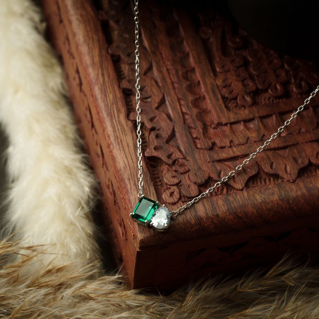 Aurelia Duo Charm Pendant With Chain