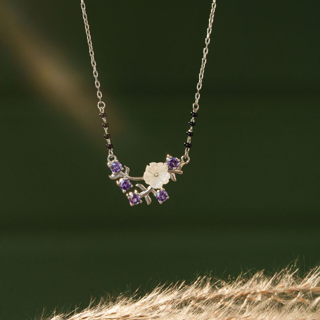 Velora Violet Petal Mangalsutra