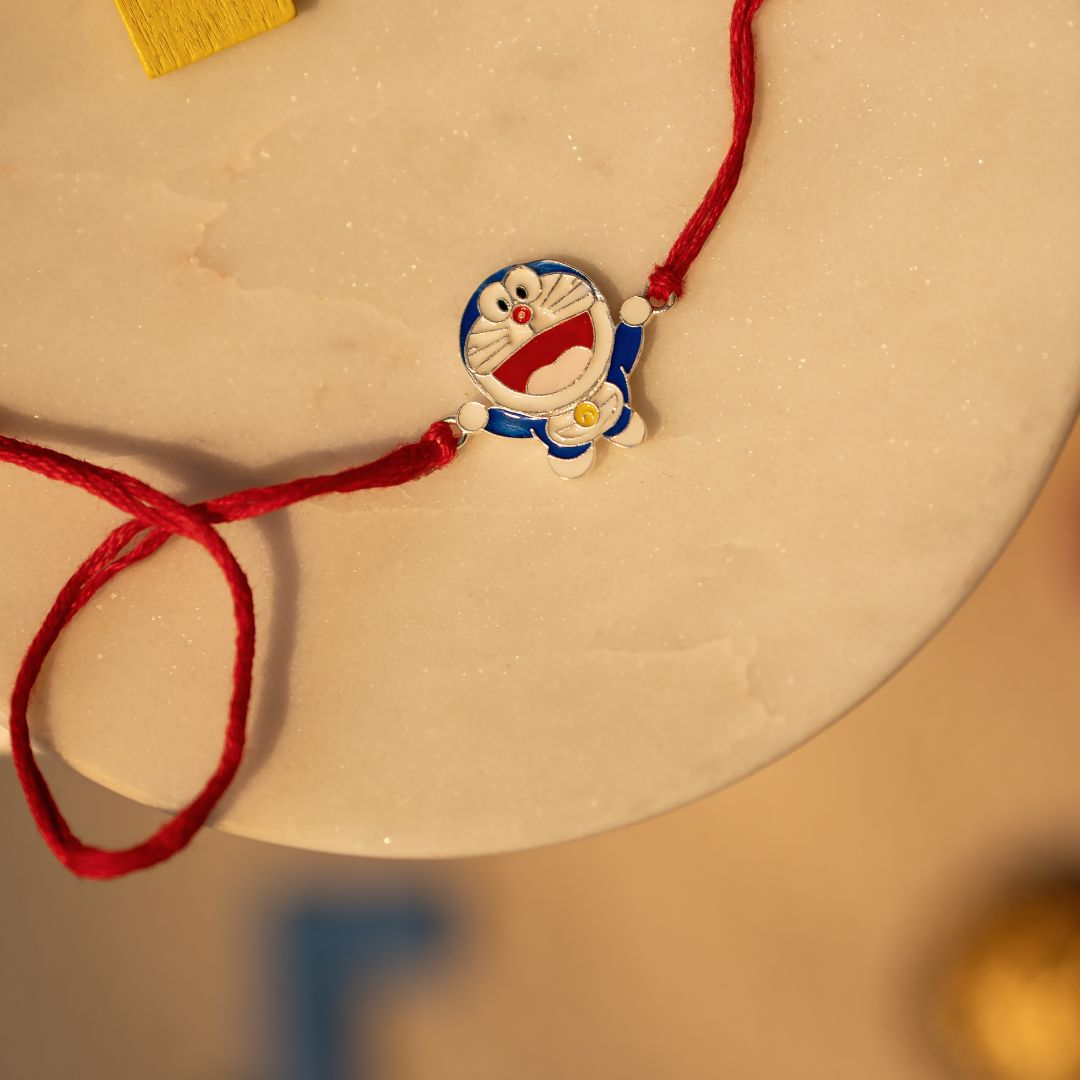 Doremon Silver Kids Rakhi