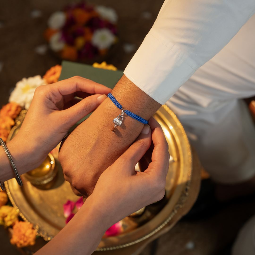 Neel Rudra Trishul Bracelet Rakhi