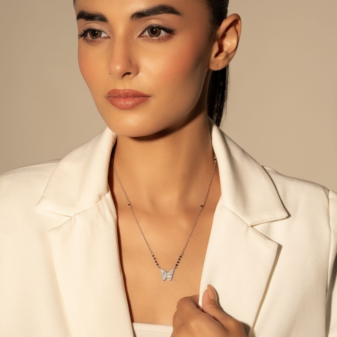 Noor Butterfly Mangalsutra