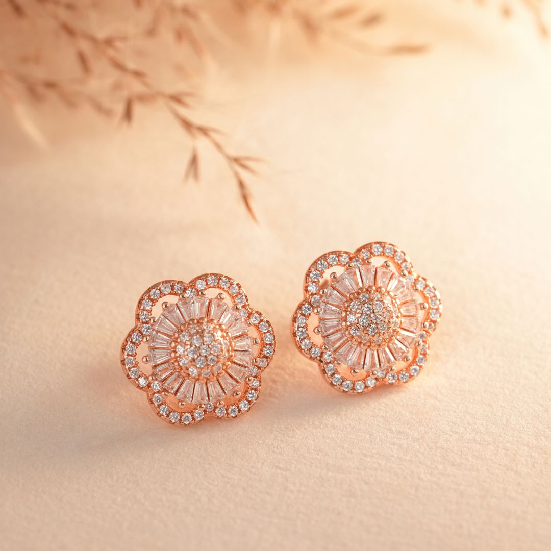 Rosette Glow Studs