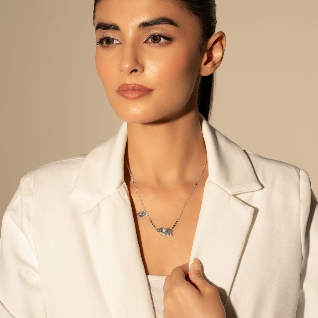 Elephant Duo Mangalsutra