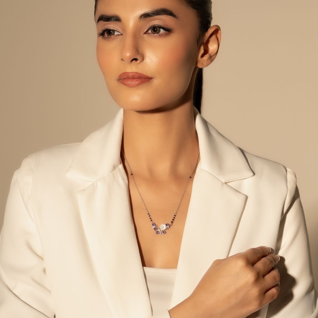 Velora Violet Petal Mangalsutra