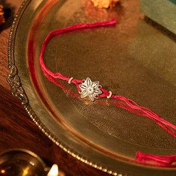 Dhruv Silver Tarakashi Rakhi