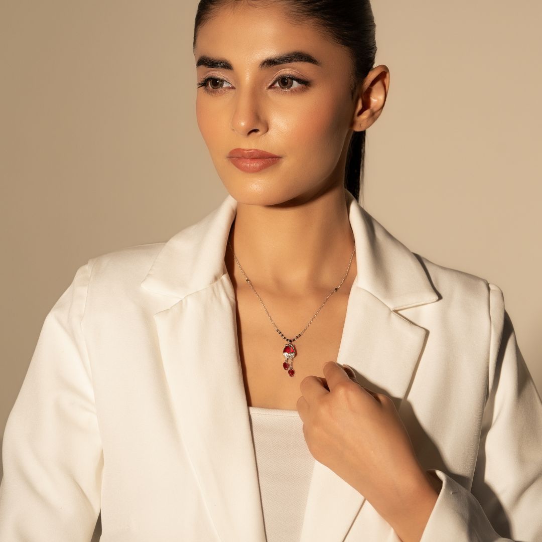Zareen Ruby Drop Mangalsutra
