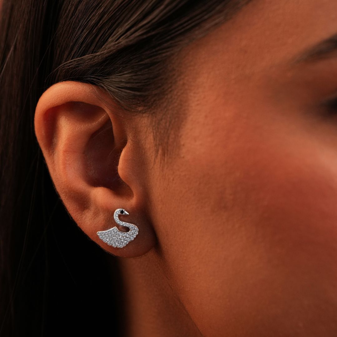 Seraphine Swan Radiance Studs