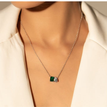 Aurelia Duo Charm Pendant With Chain