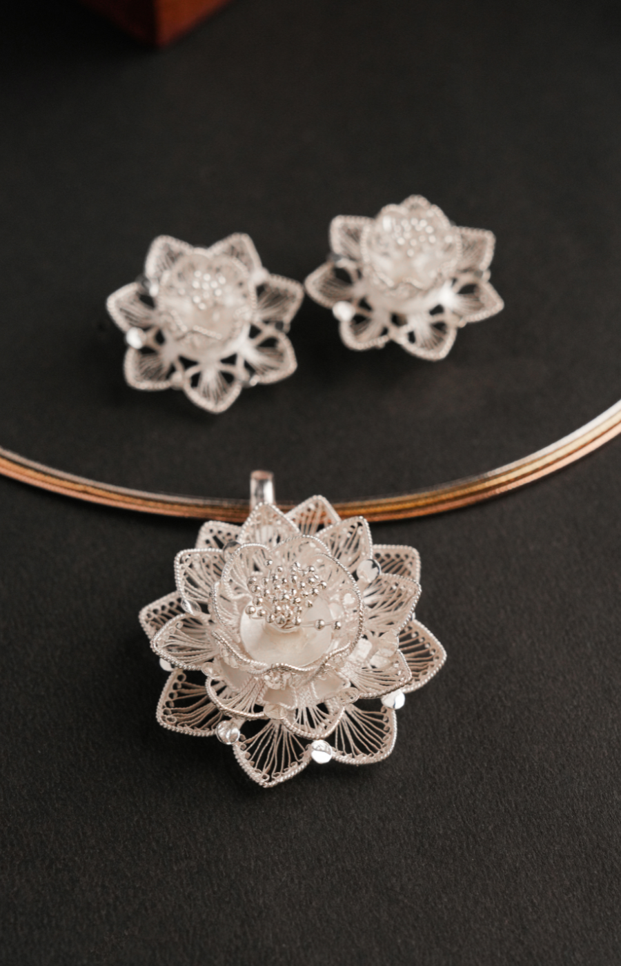 Filigree Pendant Set
