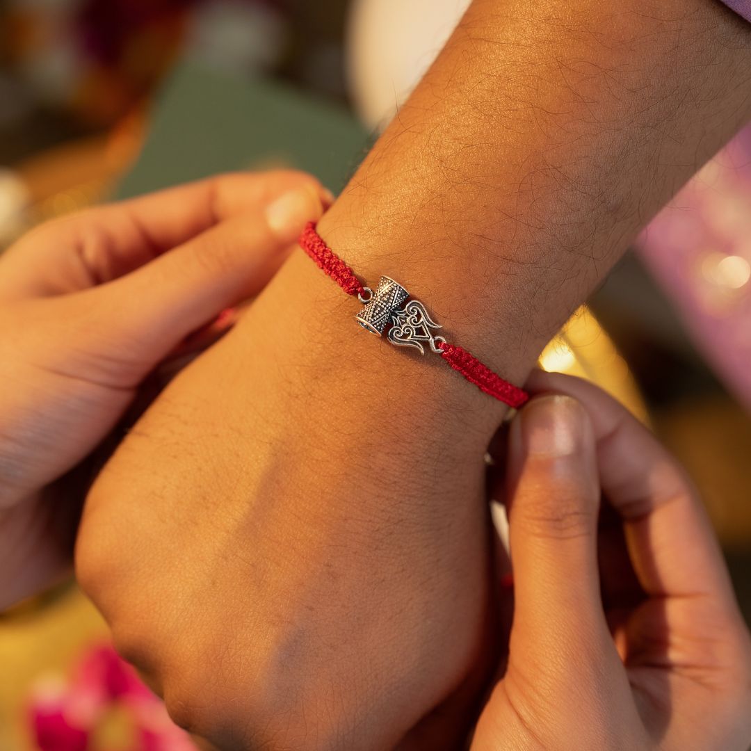 Mahakal Trishul Bracelet Rakhi