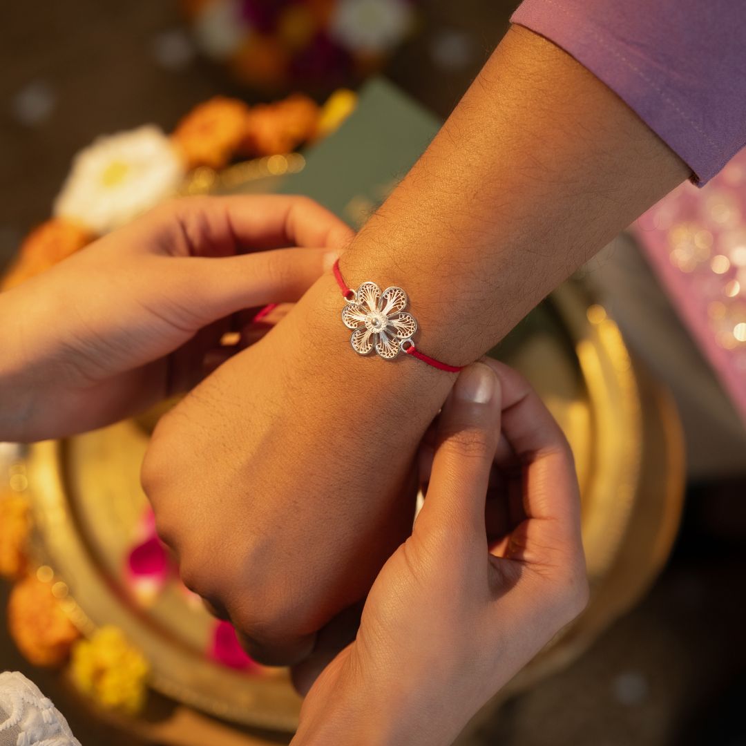 Classic Floral Rakhi
