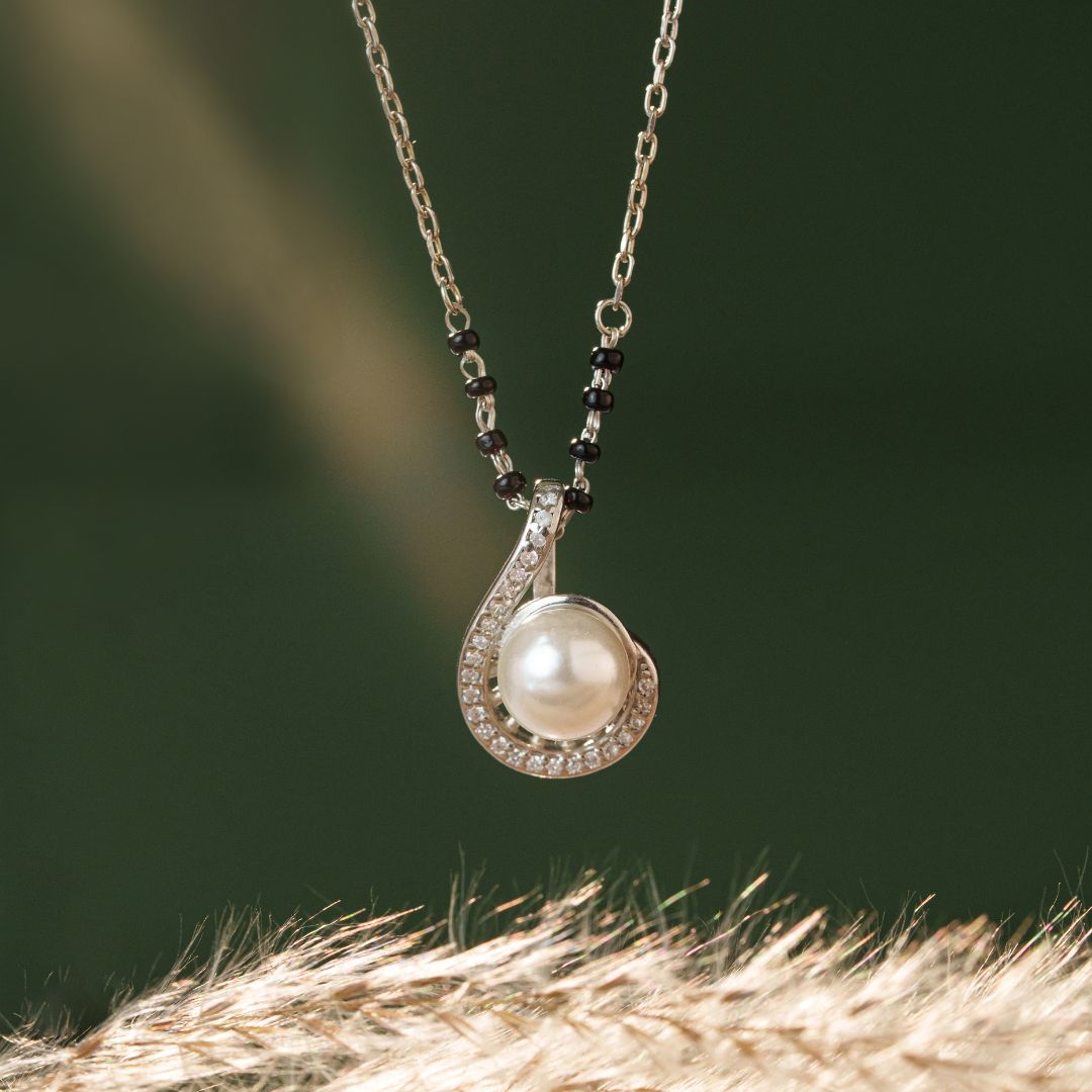 White Pearl Mangalsutra