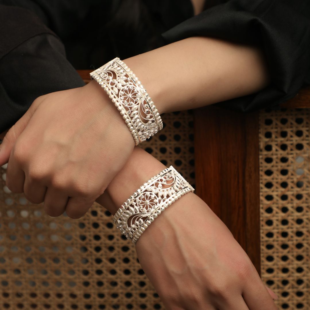 buy Tarakashi 925 silver bangles online India