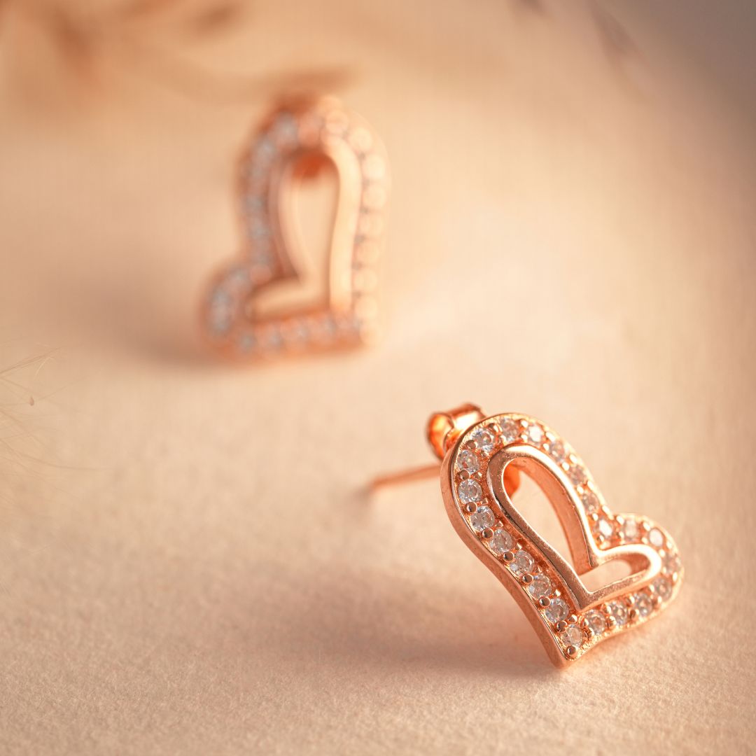 Heart Aura Studs
