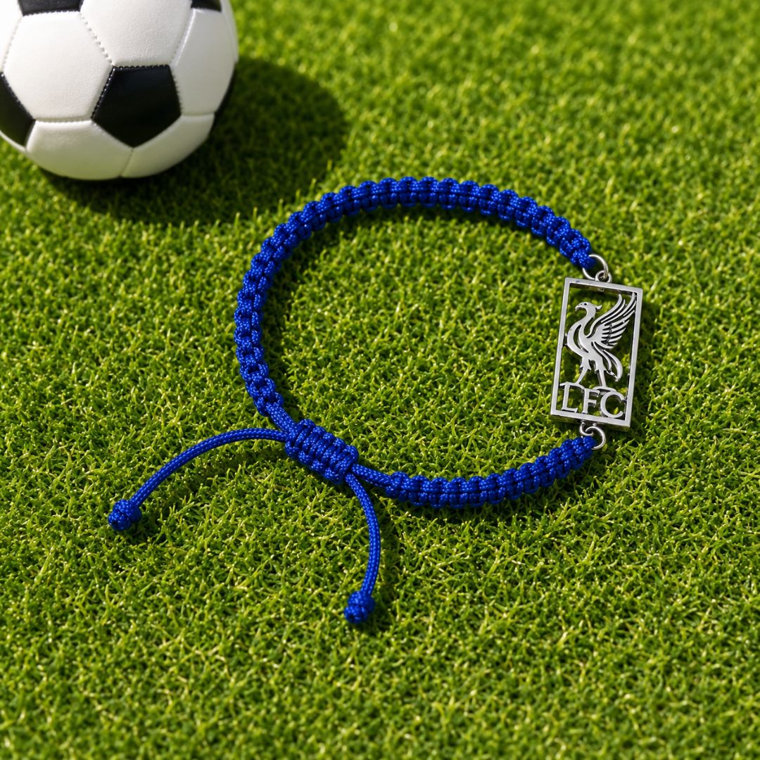 Liverpool FC Silver Thread Bracelet