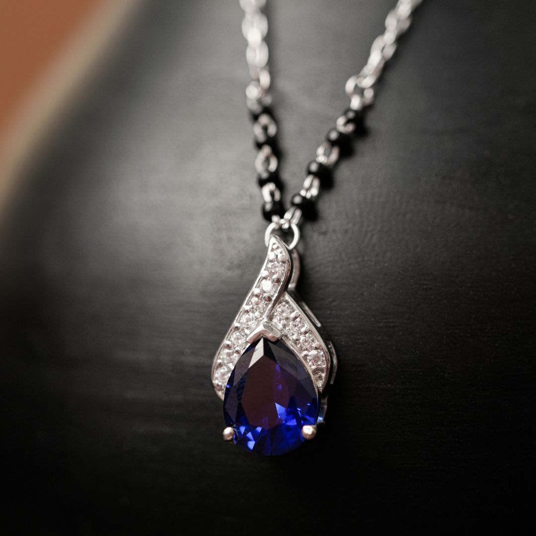 elegant lightweight 925 sterling silver mangalsutra India