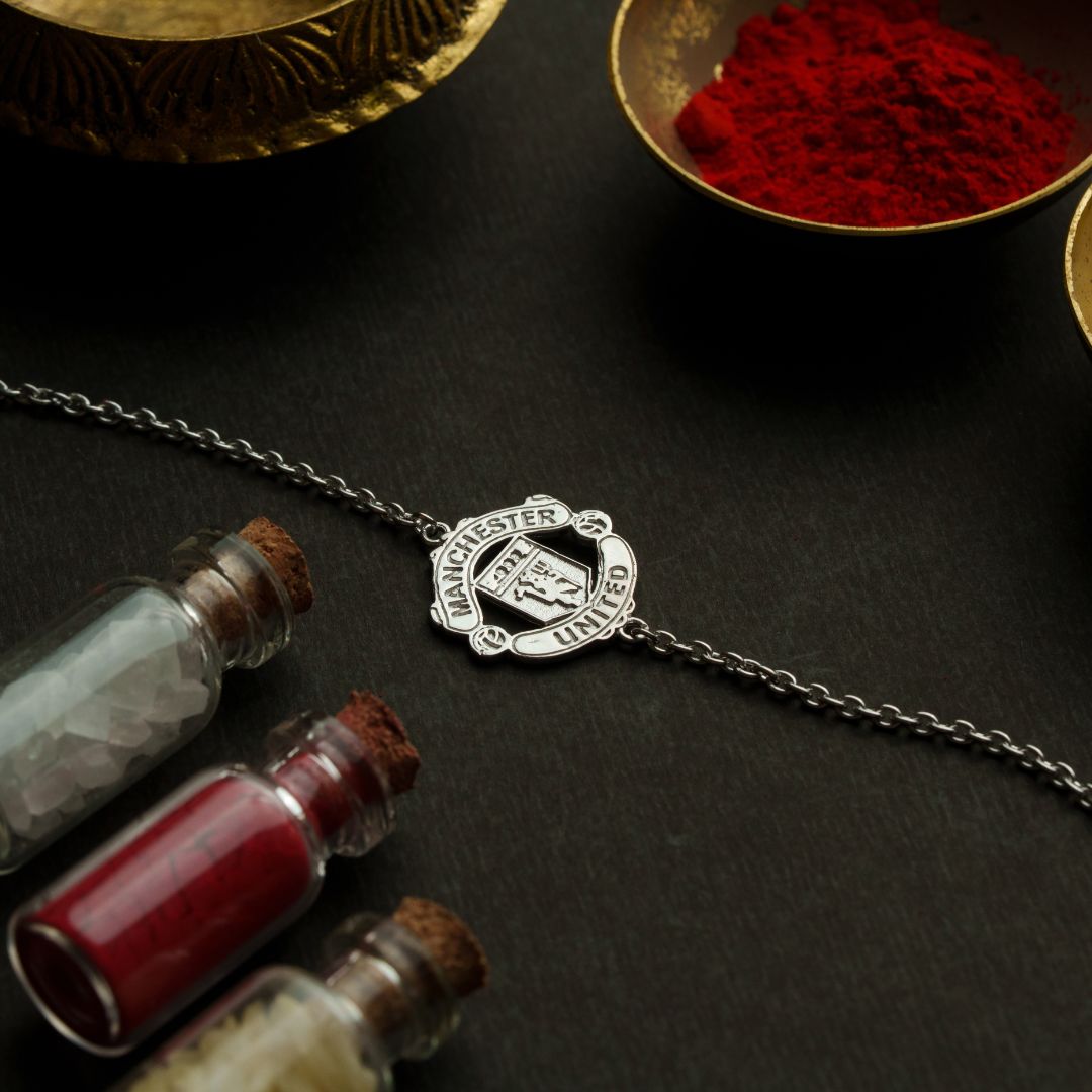Manchester United Silver Bracelet