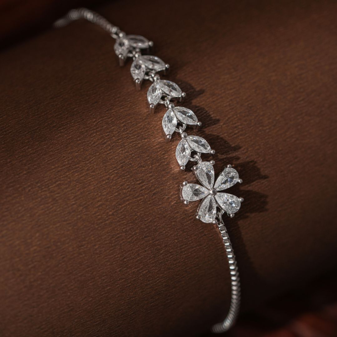handcrafted 925 silver bracelet India at best price