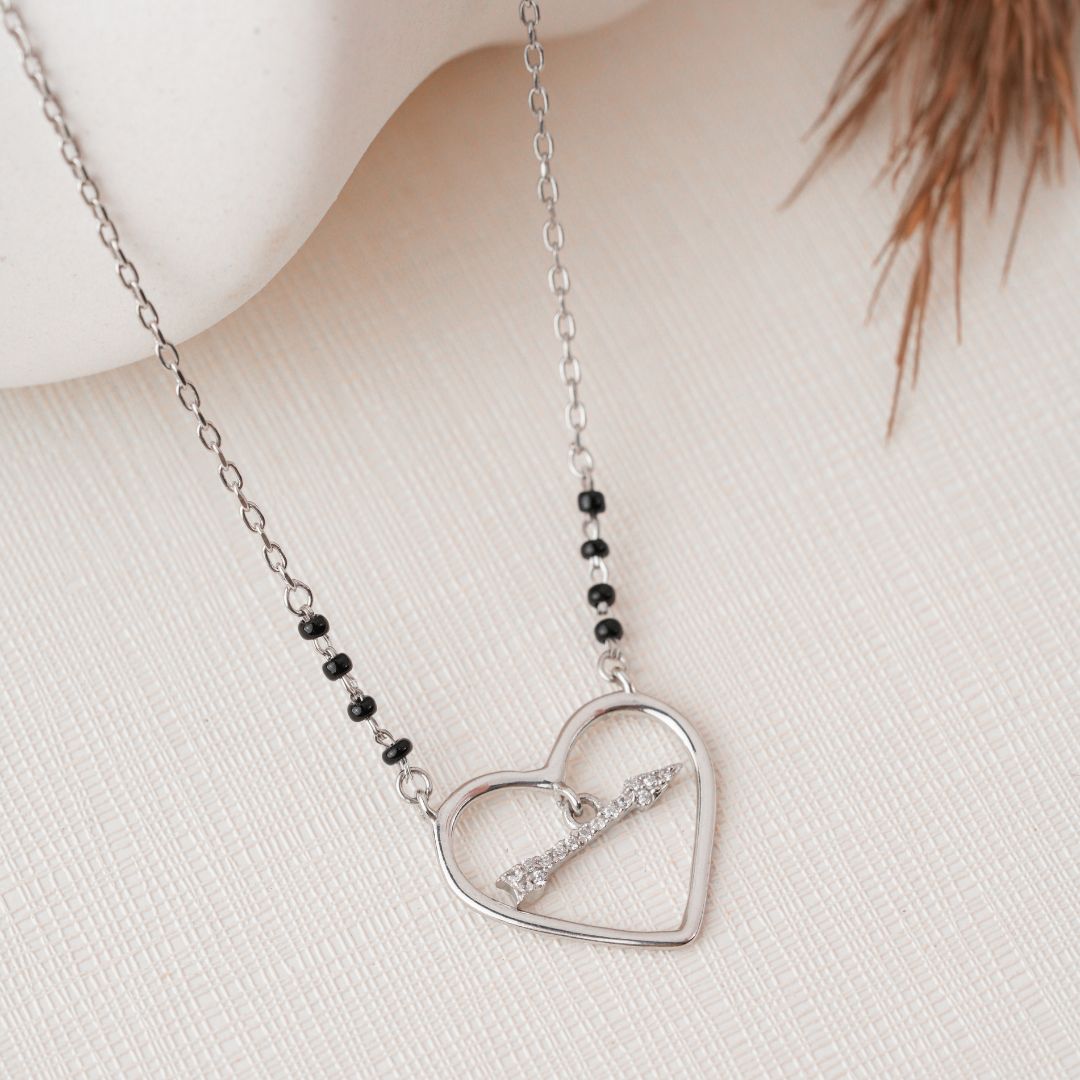 contemporary 925 sterling silver mangalsutra for women India
