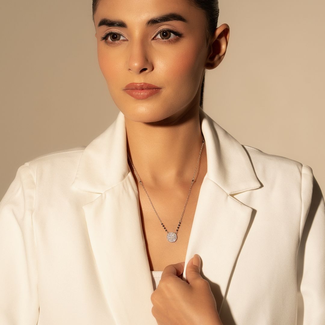 Halo Disc Luxe Mangalsutra