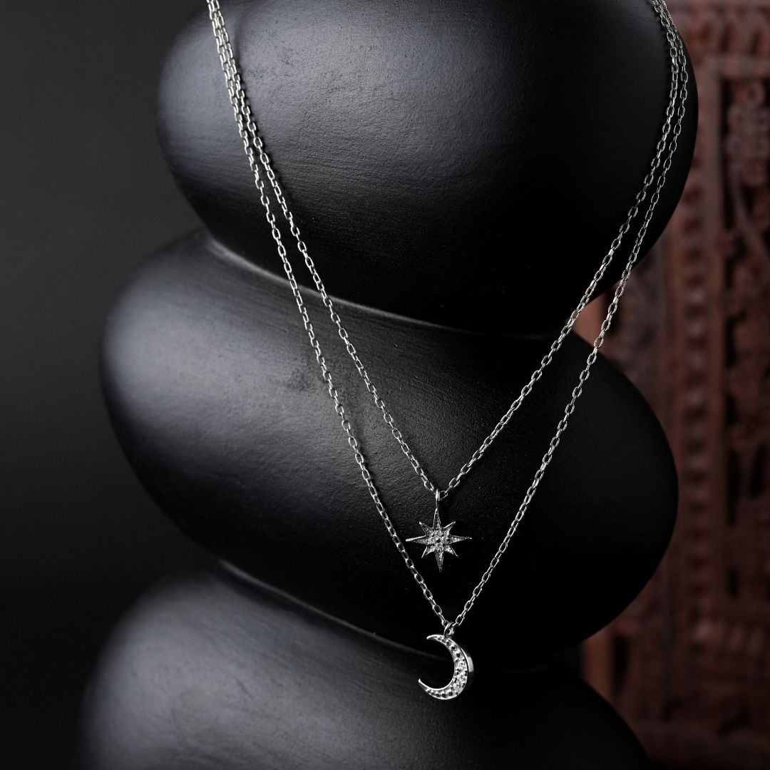 daily wear 925 silver pendant with chain women India