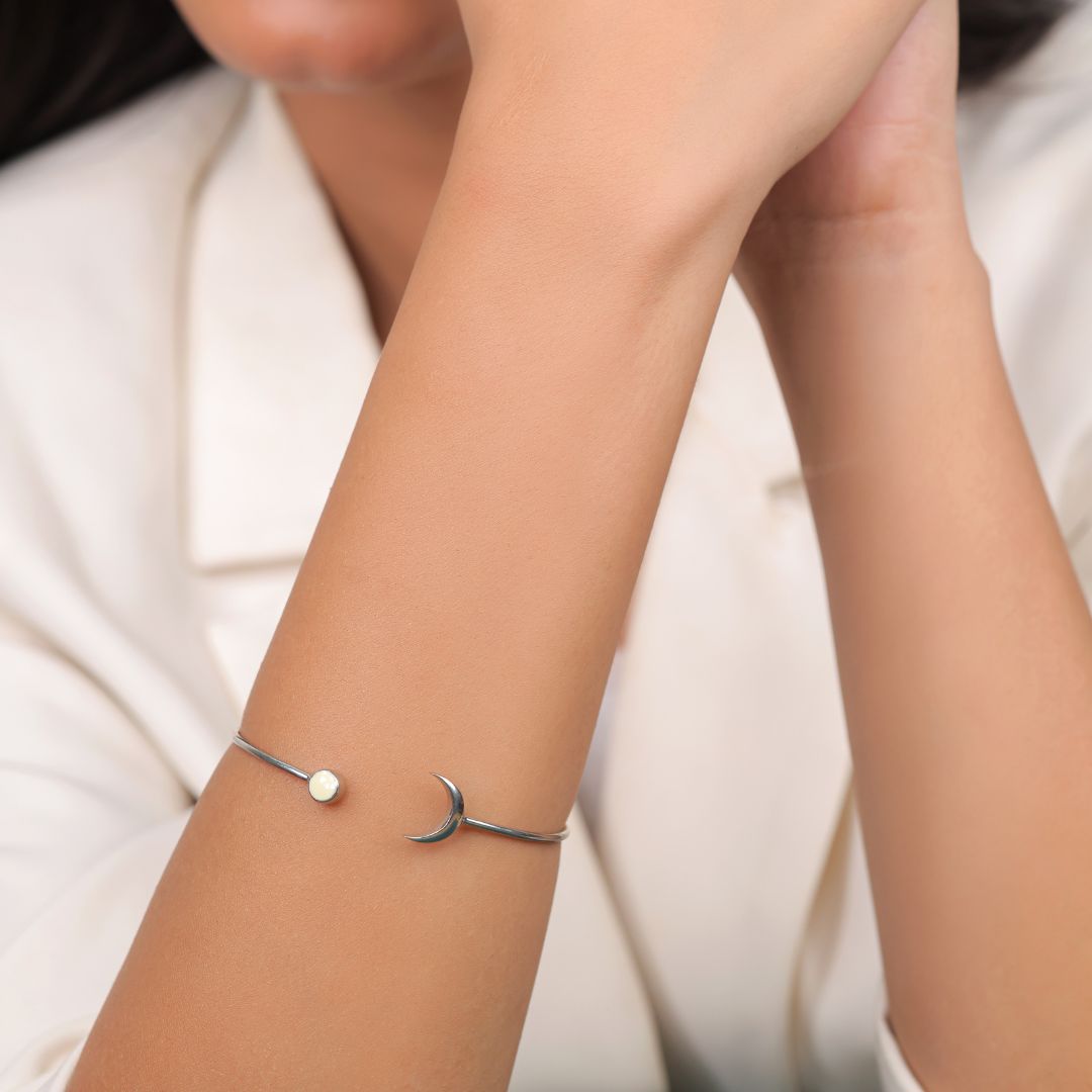 minimal 925 sterling silver bracelet for women India