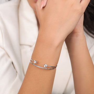 lightweight 925 silver bracelet women daily wear India