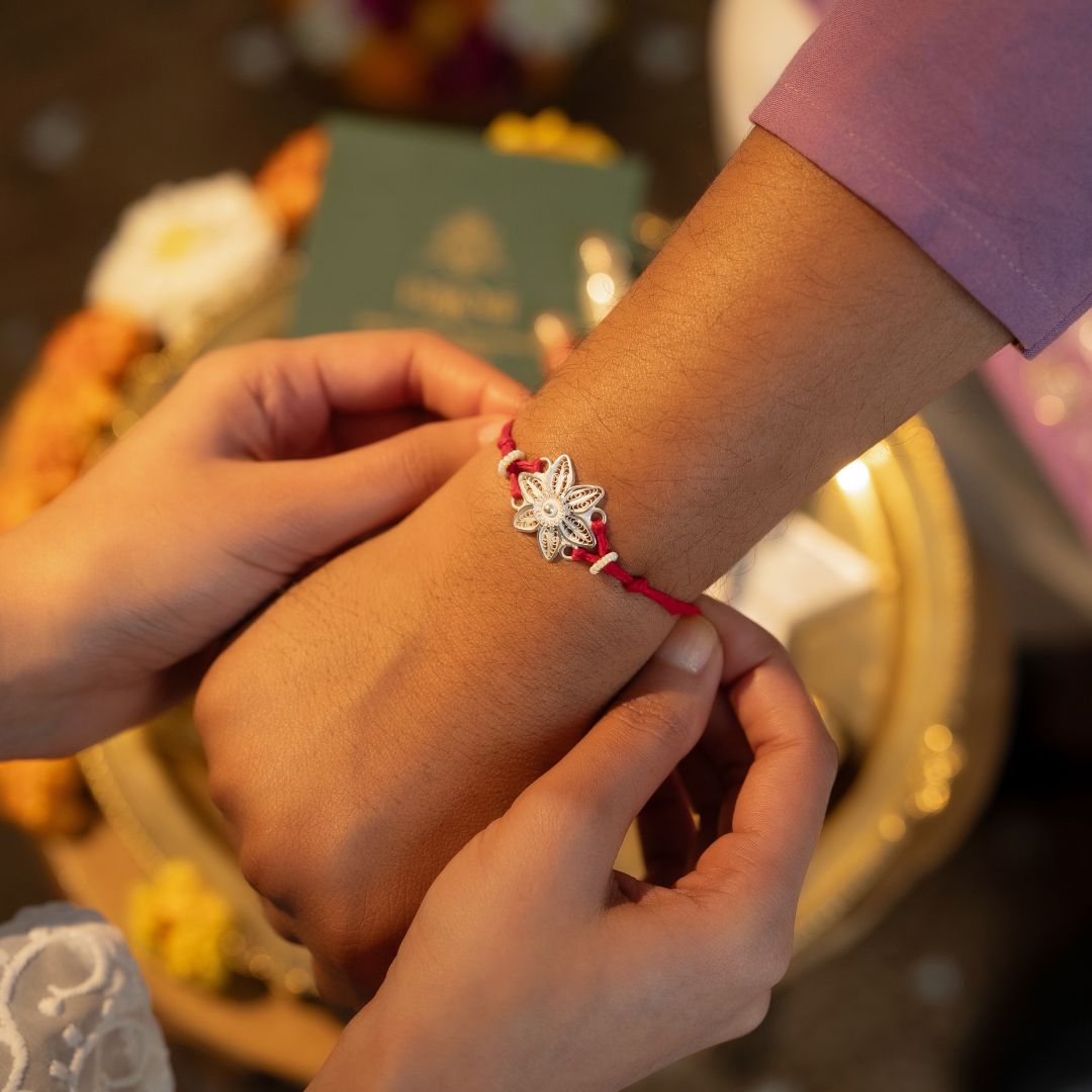 Dhruv Silver Rakhi