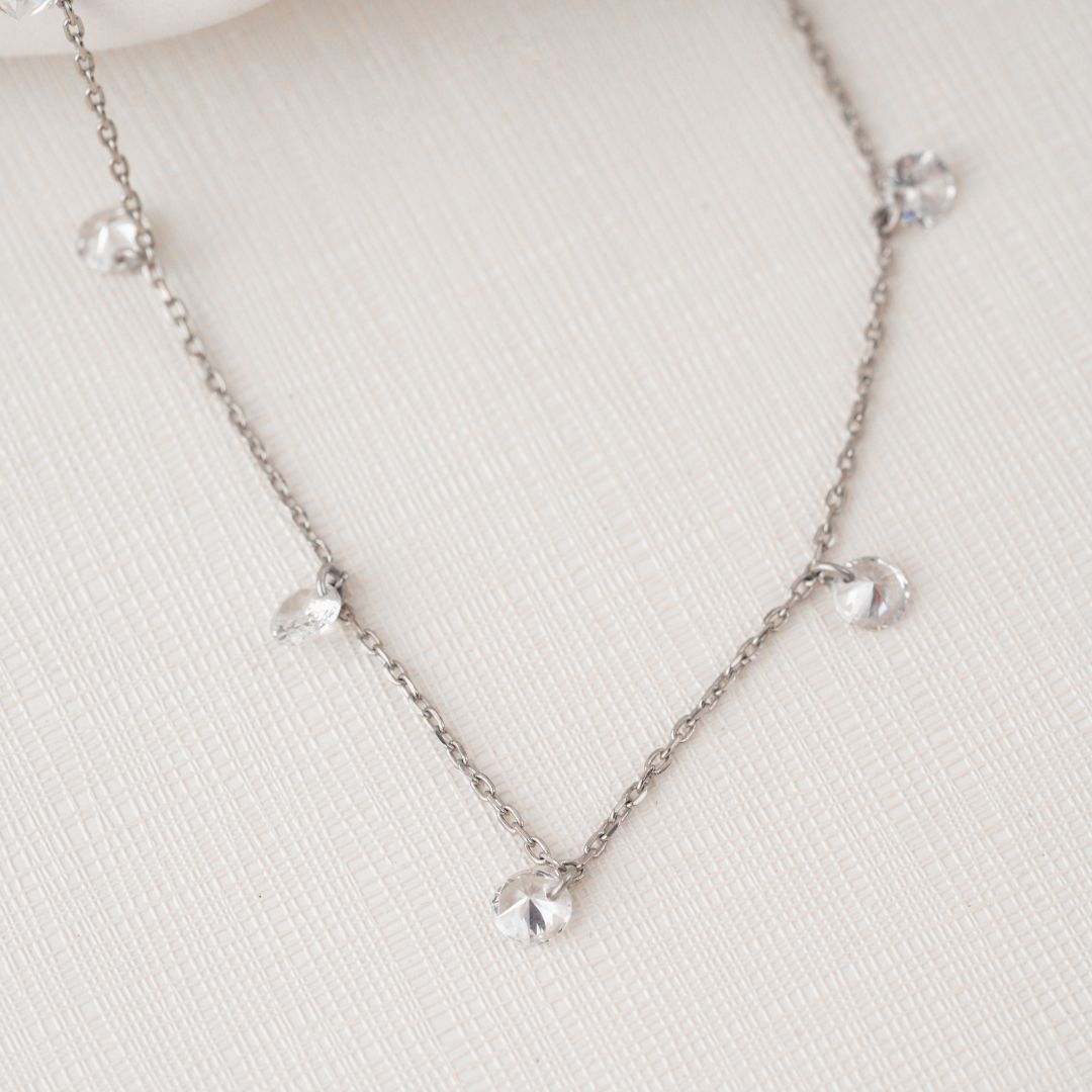 minimal 925 sterling silver pendant necklace women India