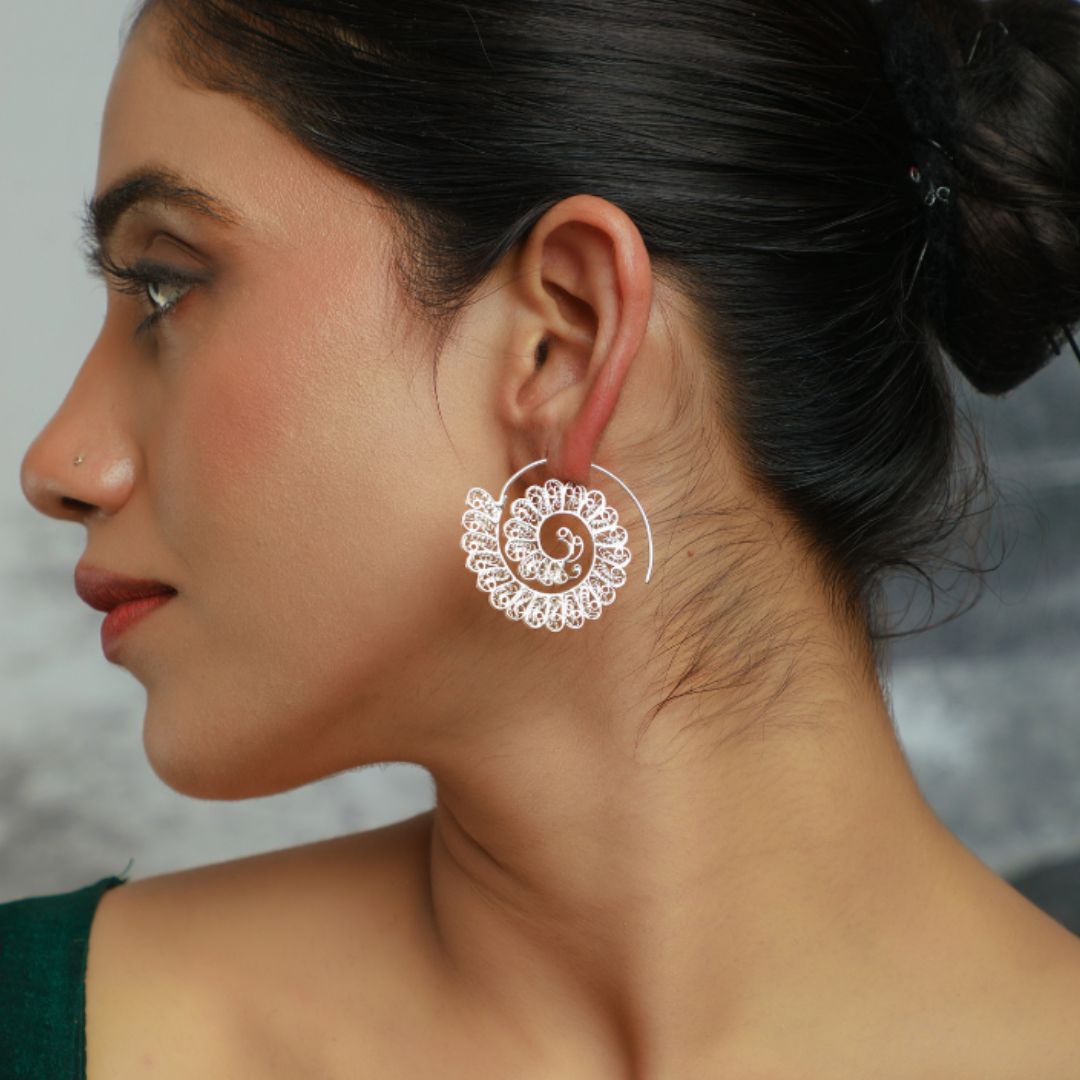 authentic Odisha Tarakashi 925 silver earrings women
