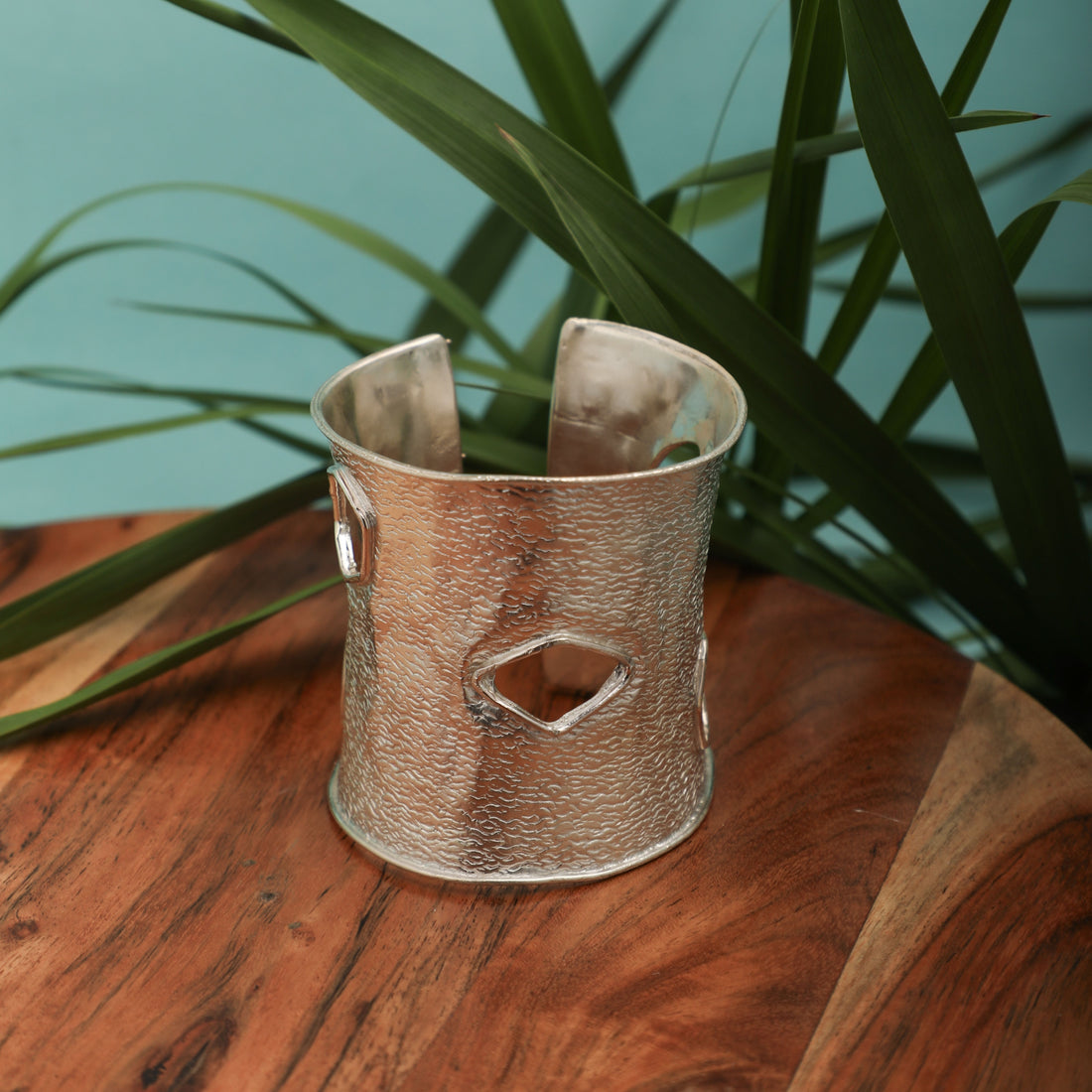 Yukta Silver Statement Cuff